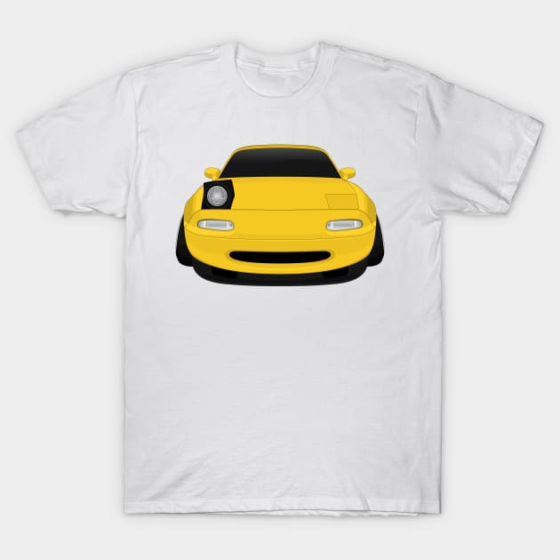 Miata yellow T-Shirt by VENZ0LIC